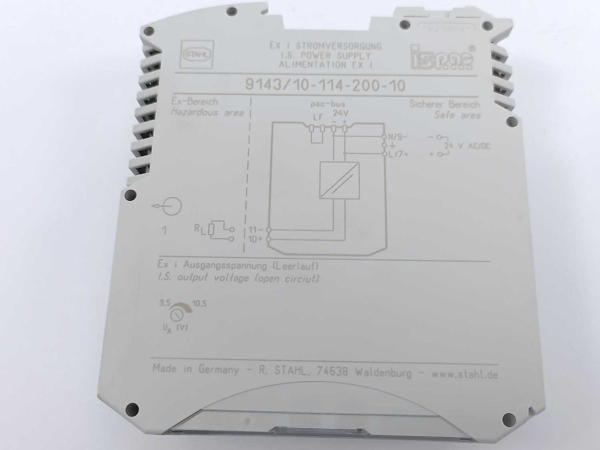 Stahl 9143/10-114-200-10 Ex Power Supply