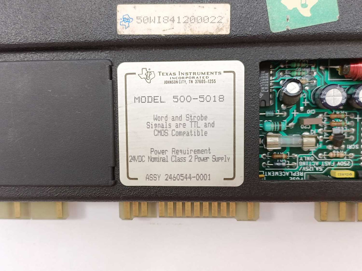 Texas Instruments 500-5018 Input Module