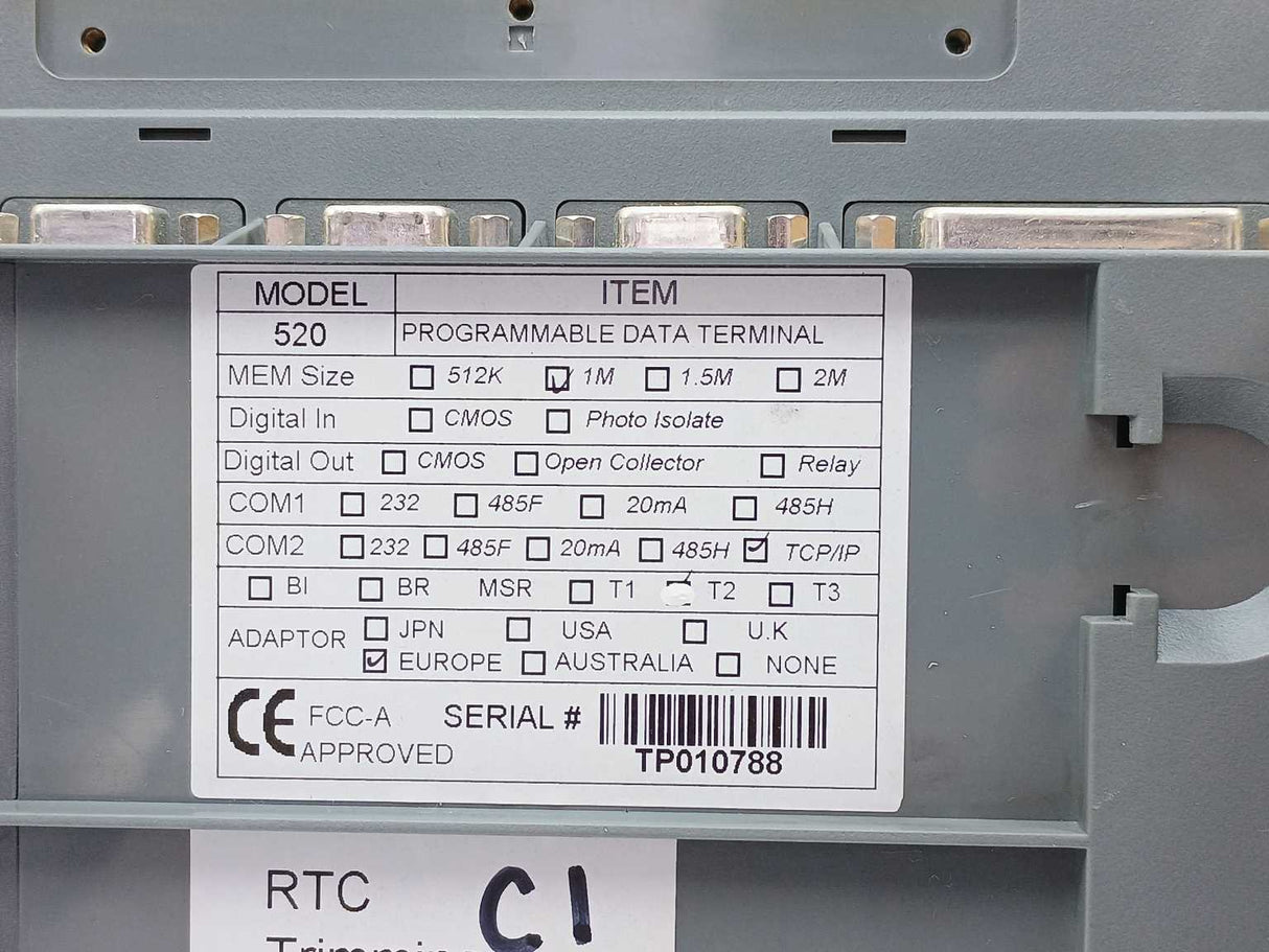 Cipherlab 520 Programmable Data Terminal