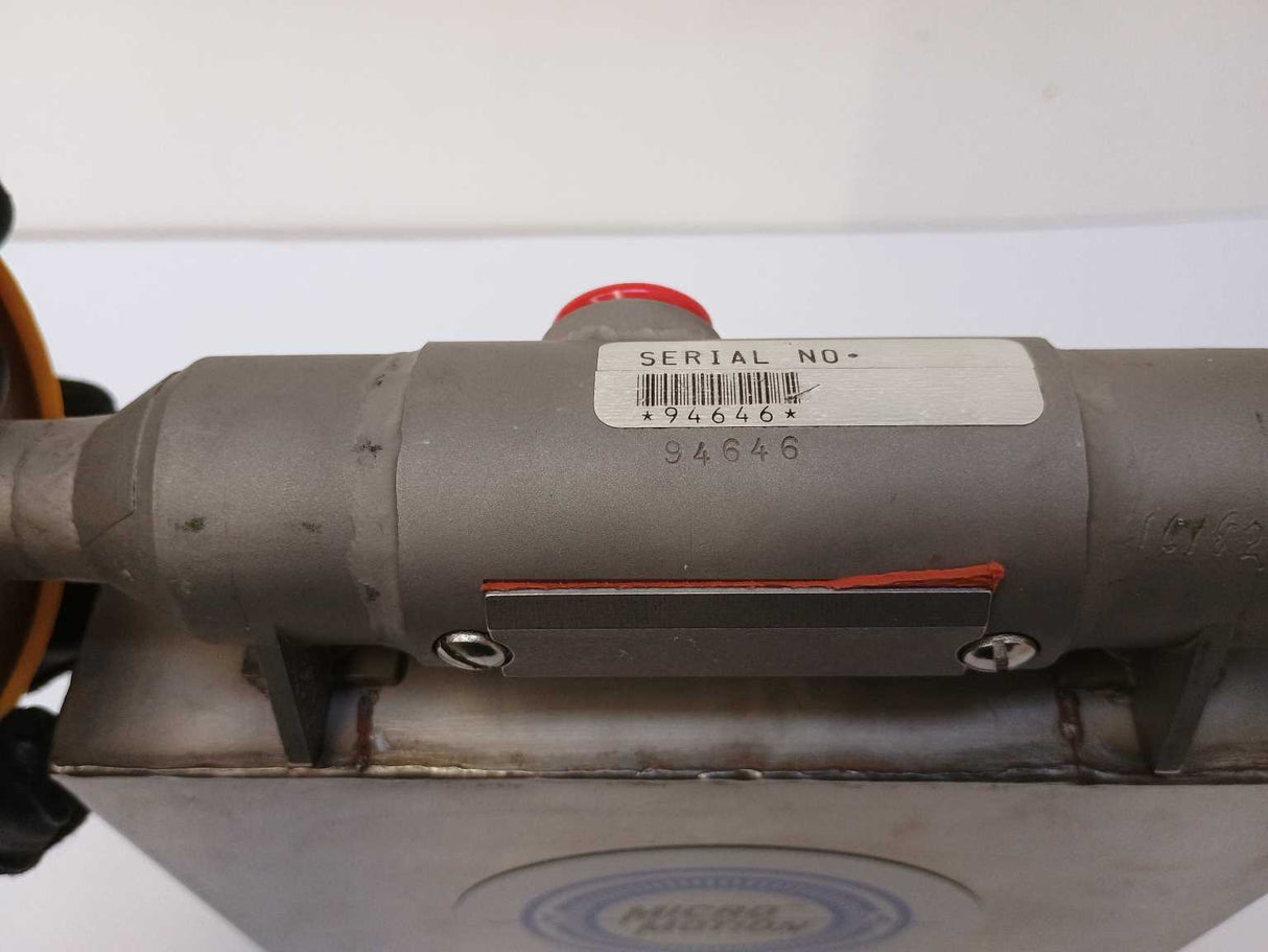 Micro Motion D40S-HY-DIN PN40 Flow Sensor w/ D220V-A Mass Flowmeter