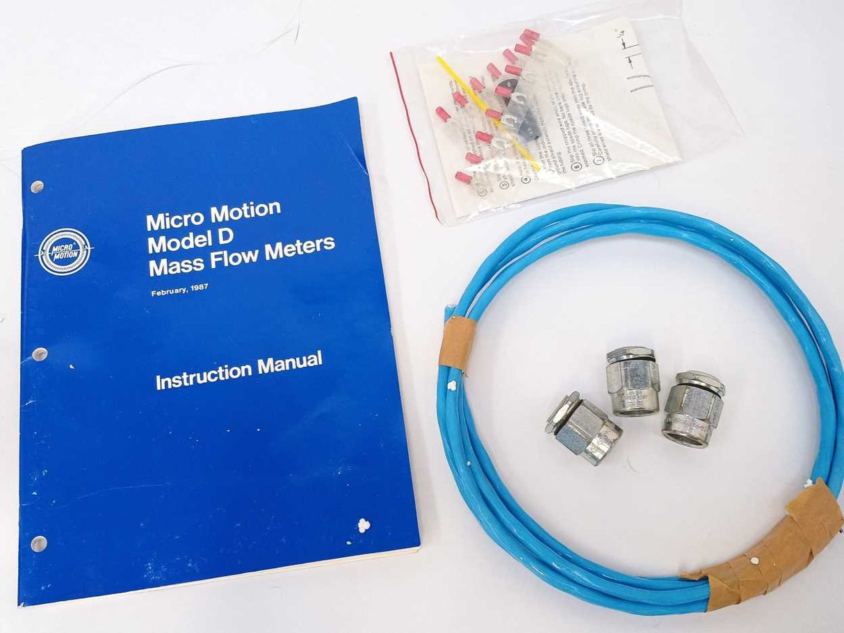 Micro Motion D40S-HY-DIN PN40 Flow Sensor w/ D220V-A Mass Flowmeter