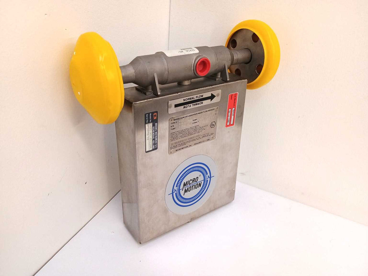 Micro Motion D40S-HY-DIN PN40 Flow Sensor w/ D220V-A Mass Flowmeter