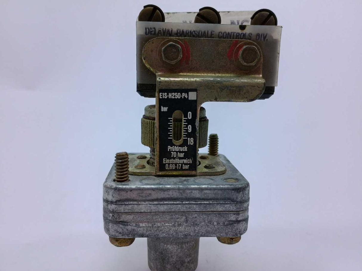 Barksdale E1S-H250-P4 Pressure Switch