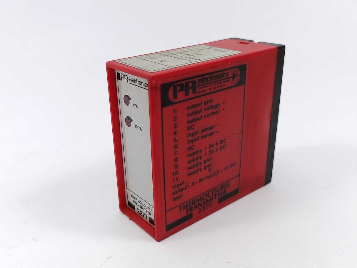 PR Electronics 2277 THERMOCOUPLE TRANSMITTER