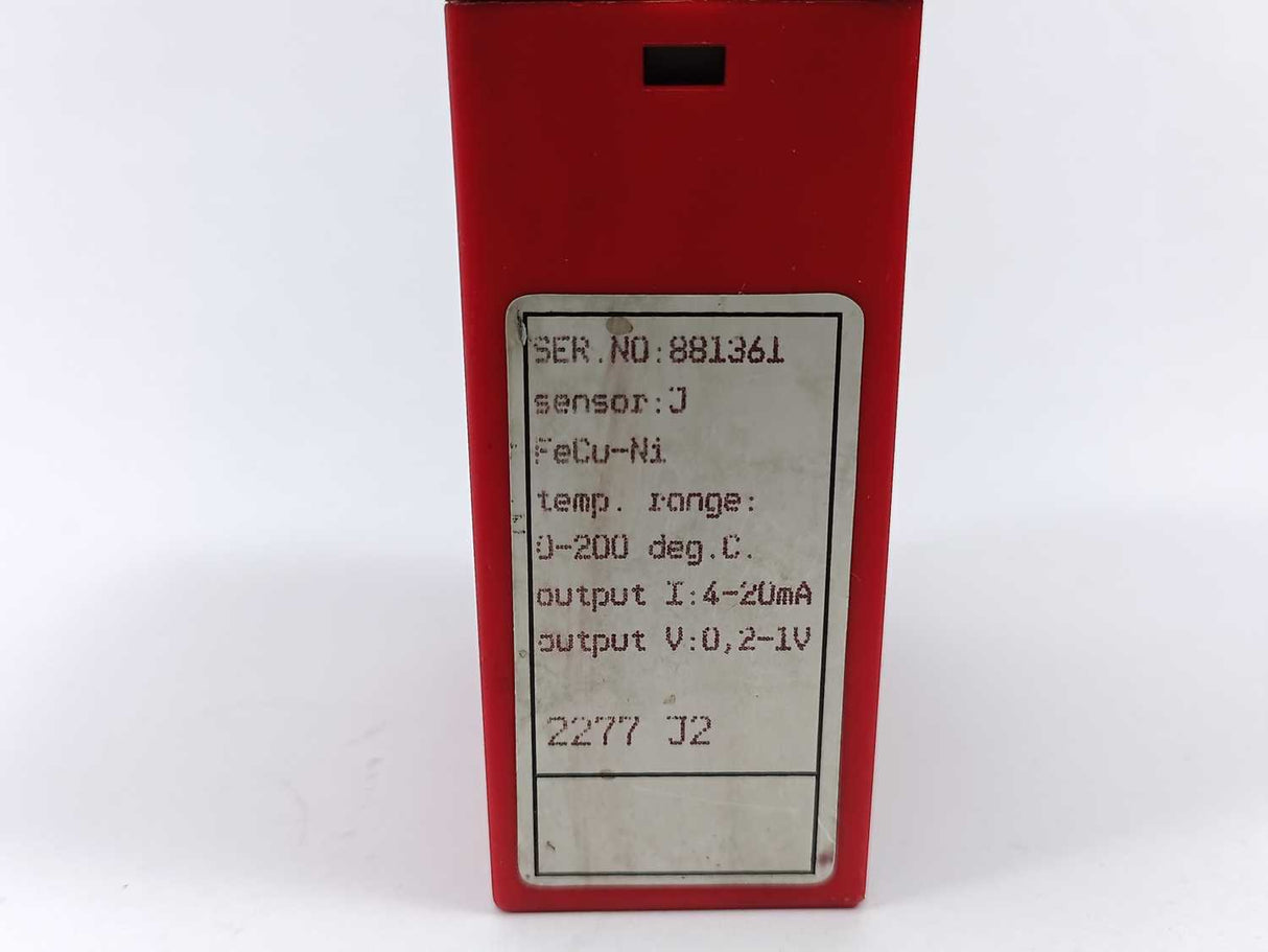 PR Electronics 2277 THERMOCOUPLE TRANSMITTER