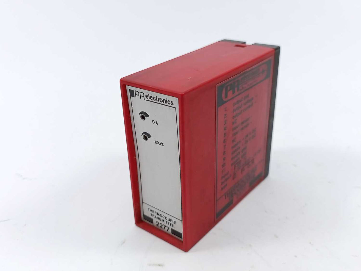 PR Electronics 2277 Type J2, THERMOCOUPLE TRANSMITTER