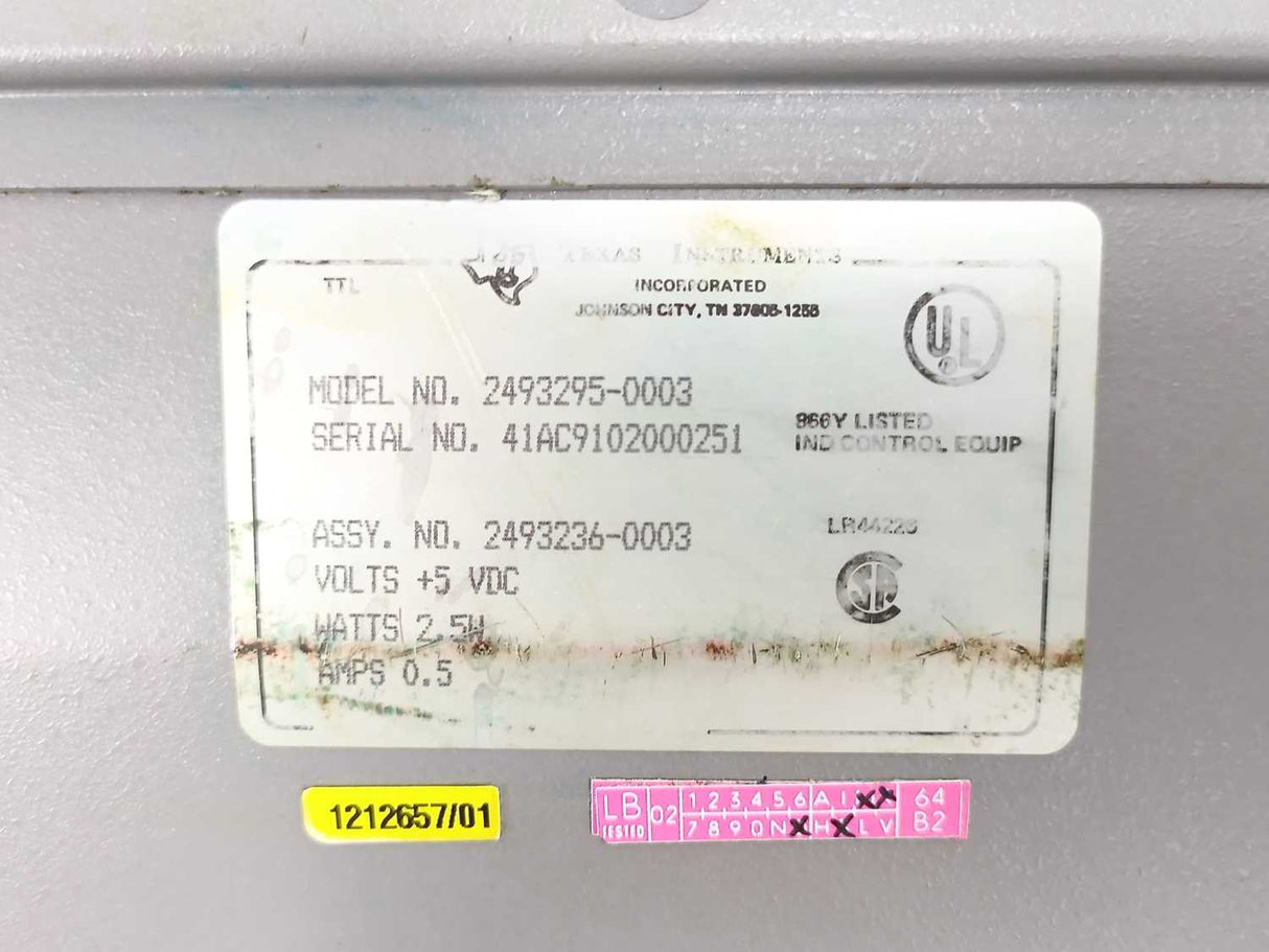 Texas Instruments 2493295-0003 Keyboard