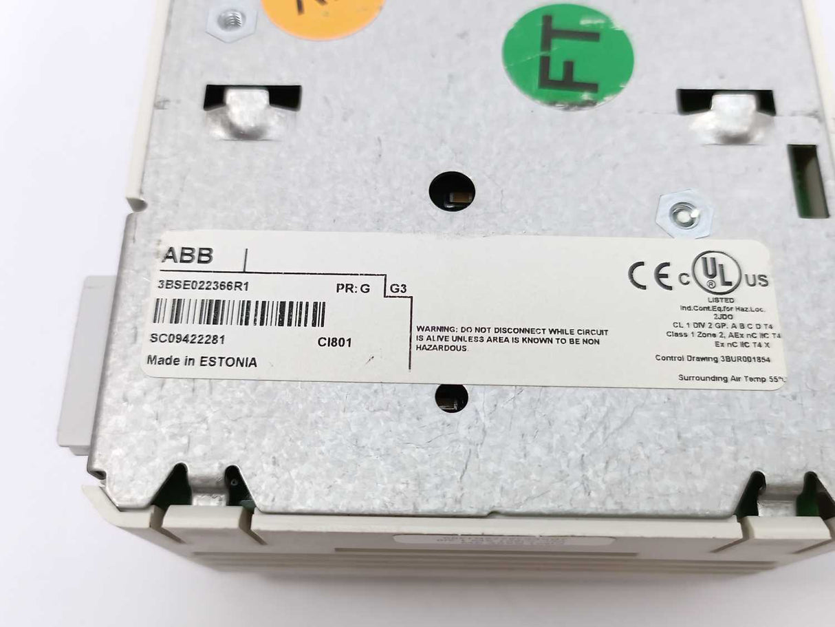 ABB 3BSE022366R1 CI801 Communication Module