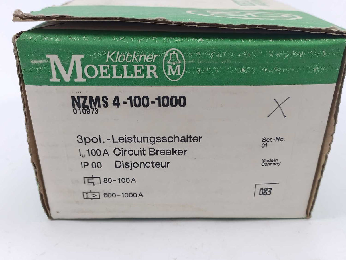MOELLER NZMS4-100-1000 Circuit Breaker