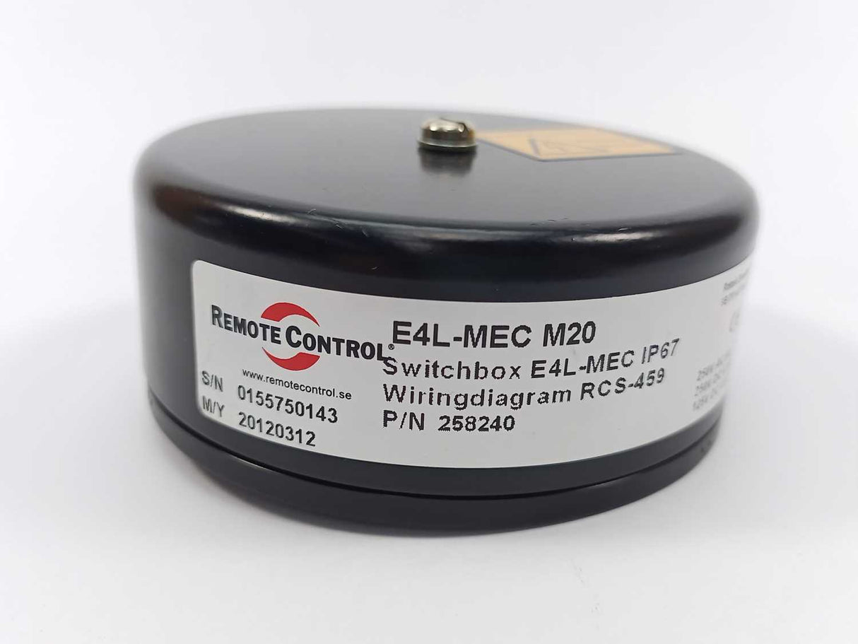 Remote Control 258240 E4L-MEC M20 Switchbox