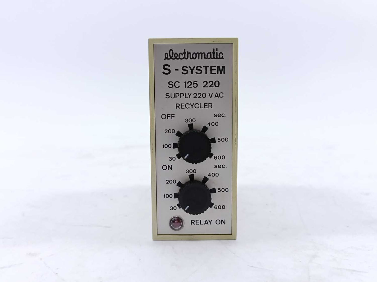 Electromatic SC 125 220 S-System Recycler 220V AC