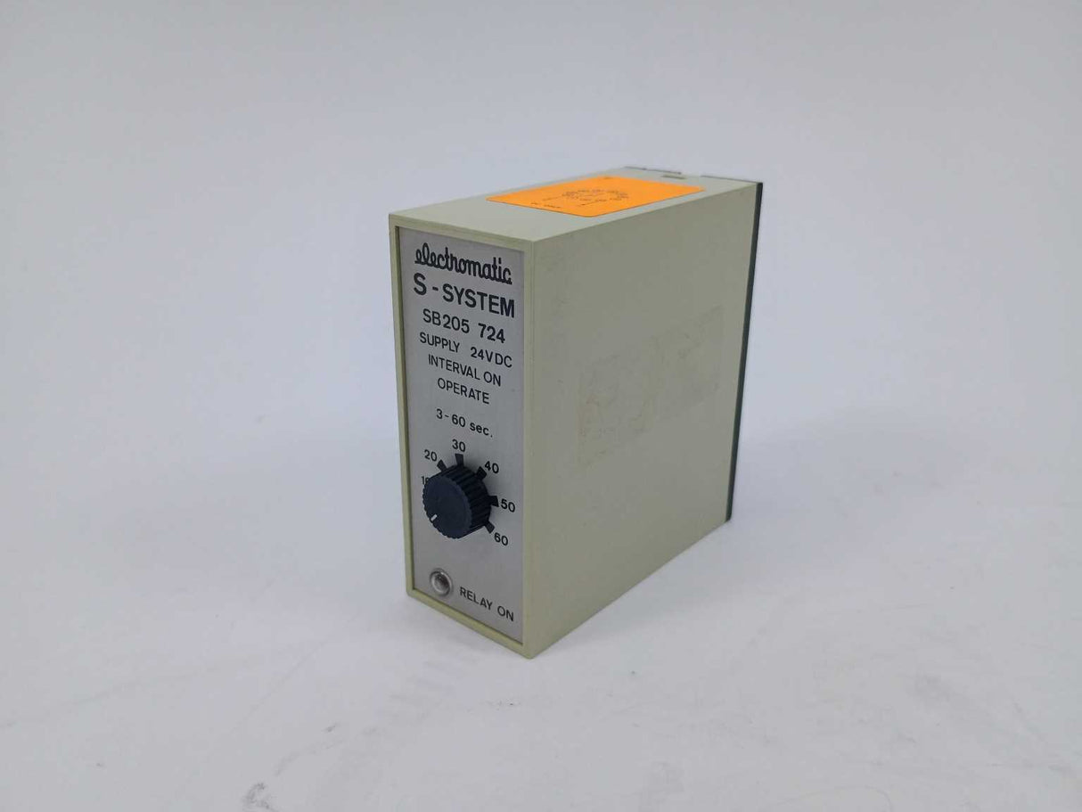 Electromatic SB 205 724 Interval On Operate. 3-60 sec.