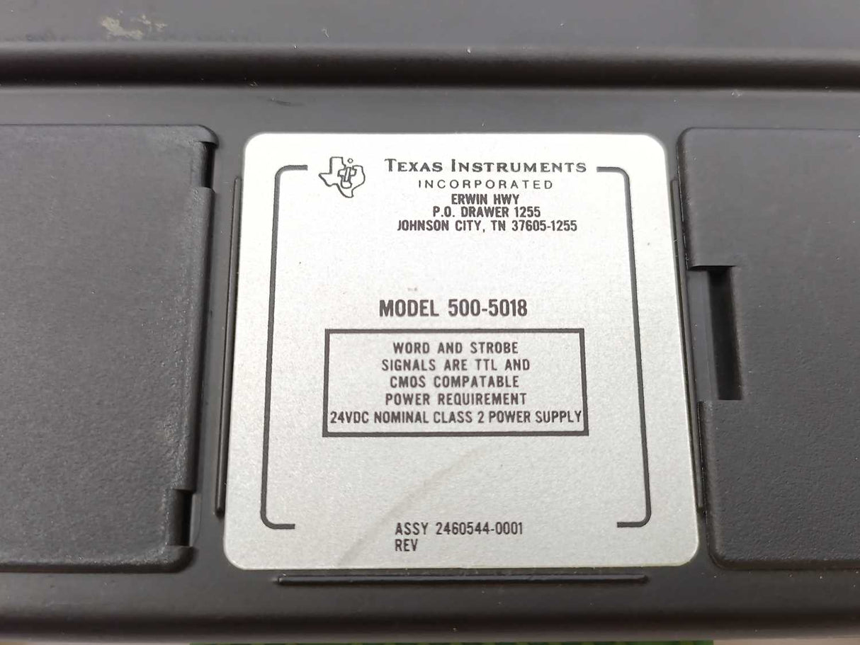 Texas Instruments 500-5018 Input Module