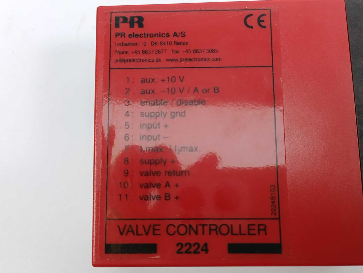 PR Electronics 2224B2A Valve controller