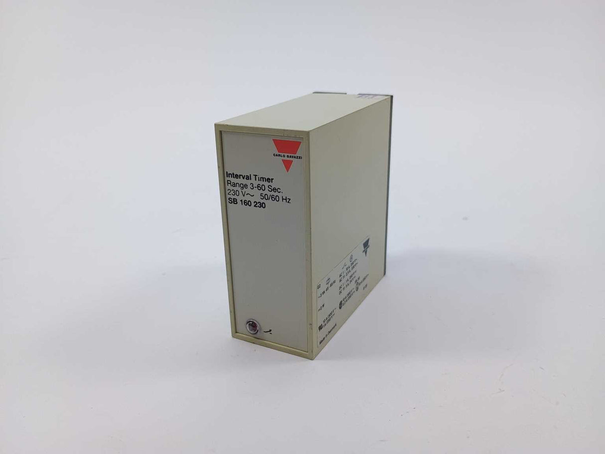 Carlo Gavazzi SB160230 / SB 160 230 INTERVAL TIMER RANGE 3-60 SEC.