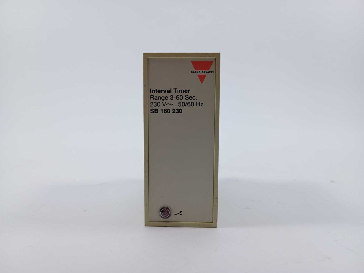 Carlo Gavazzi SB160230 / SB 160 230 INTERVAL TIMER RANGE 3-60 SEC.