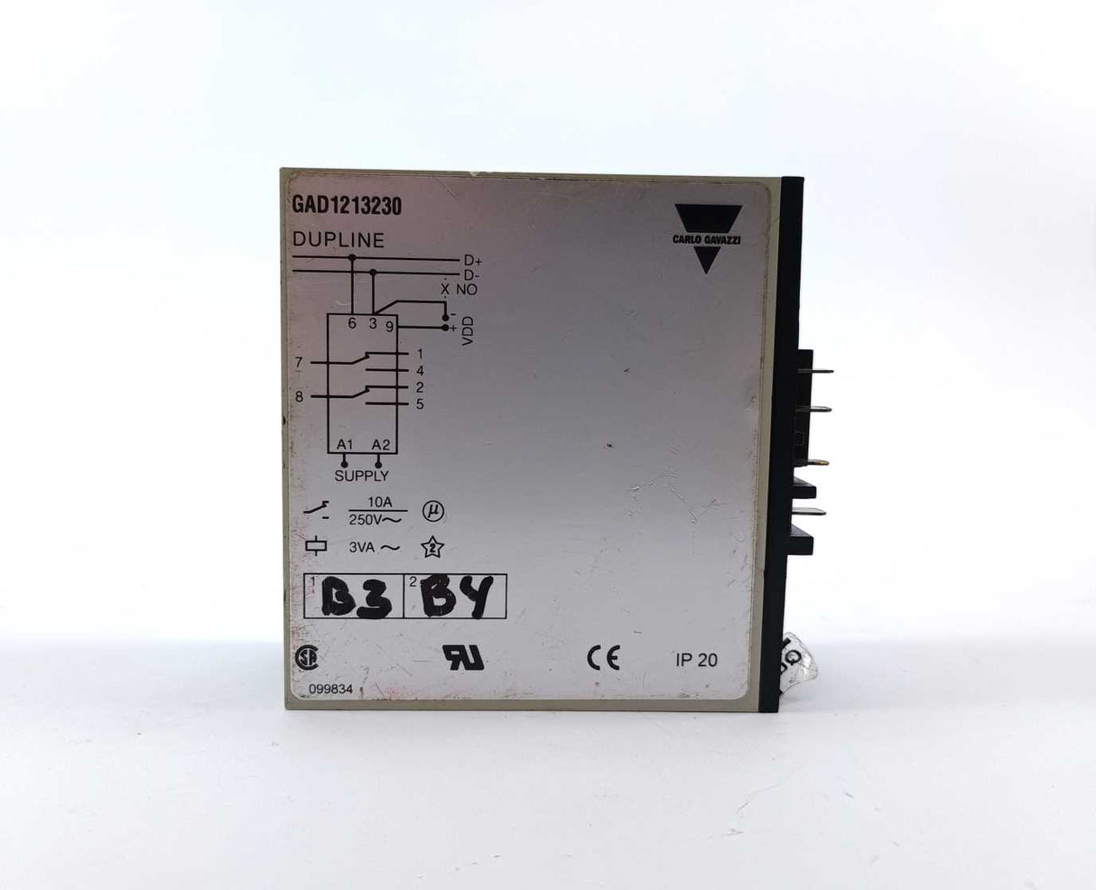 Carlo Gavazzi GAD1213230 Dupline Receiver 2 channels 230 V ~50/60 Hz