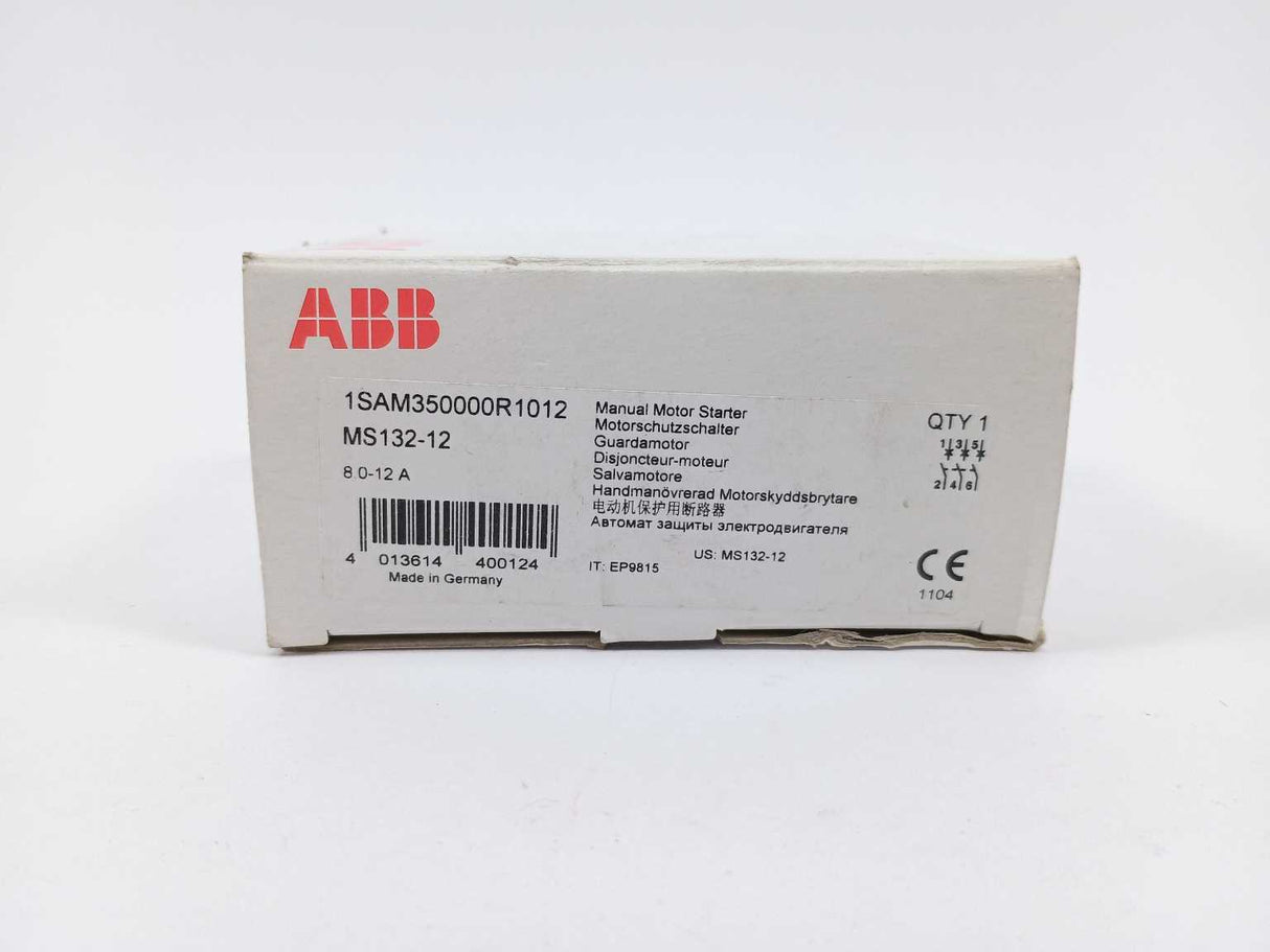 ABB 1SAM350000R1012 MS132-12