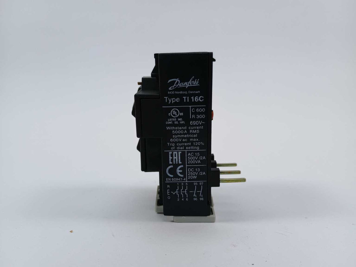 Danfoss 047H0206 OVERLOAD RELAY TI 16C DOL 1,5-1,9 A