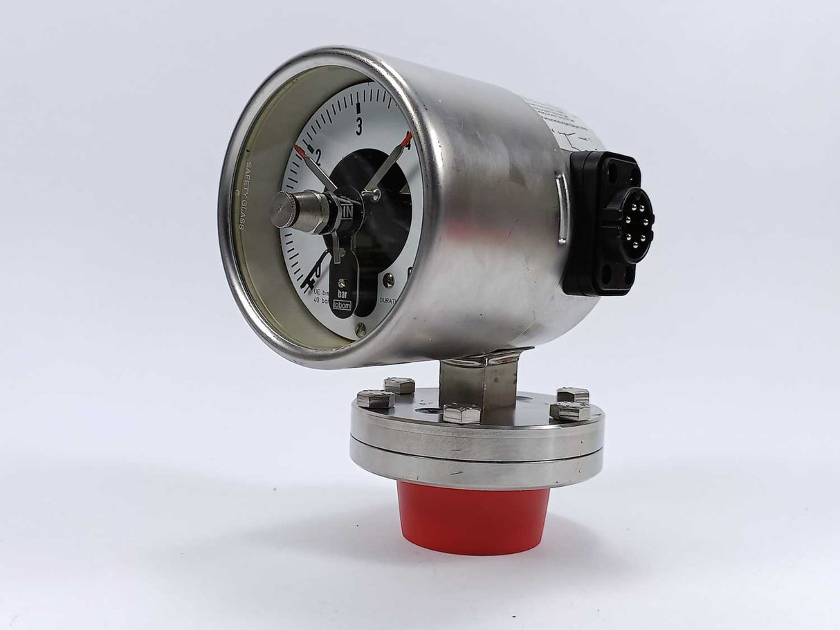 labom BE 2200 Diaphragm pressure gauge NS 100/ 160, with switch function