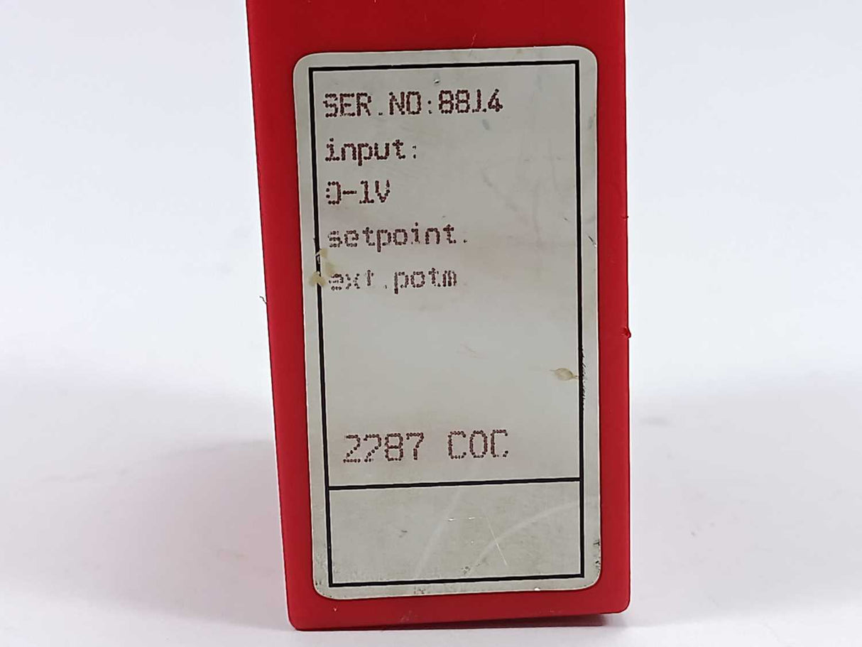 PR Electronics 2287C0C PI STEP CONTROLLER SER. NO: 88J4