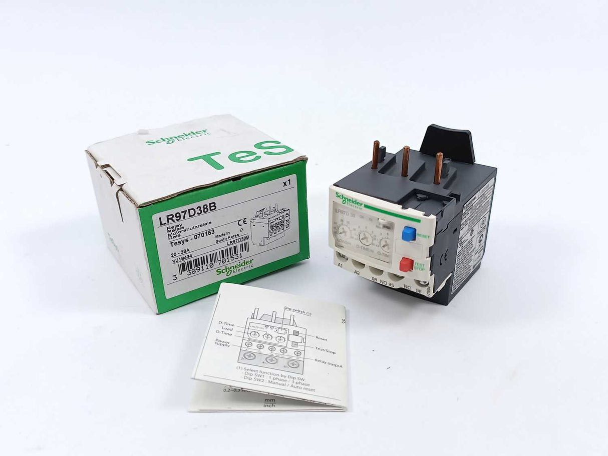 Schneider Electric LR97D38B Thermal relay elec. 20-38A 24VAC/DC