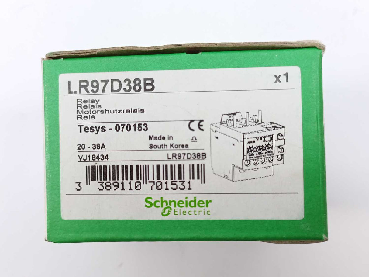 Schneider Electric LR97D38B Thermal relay elec. 20-38A 24VAC/DC
