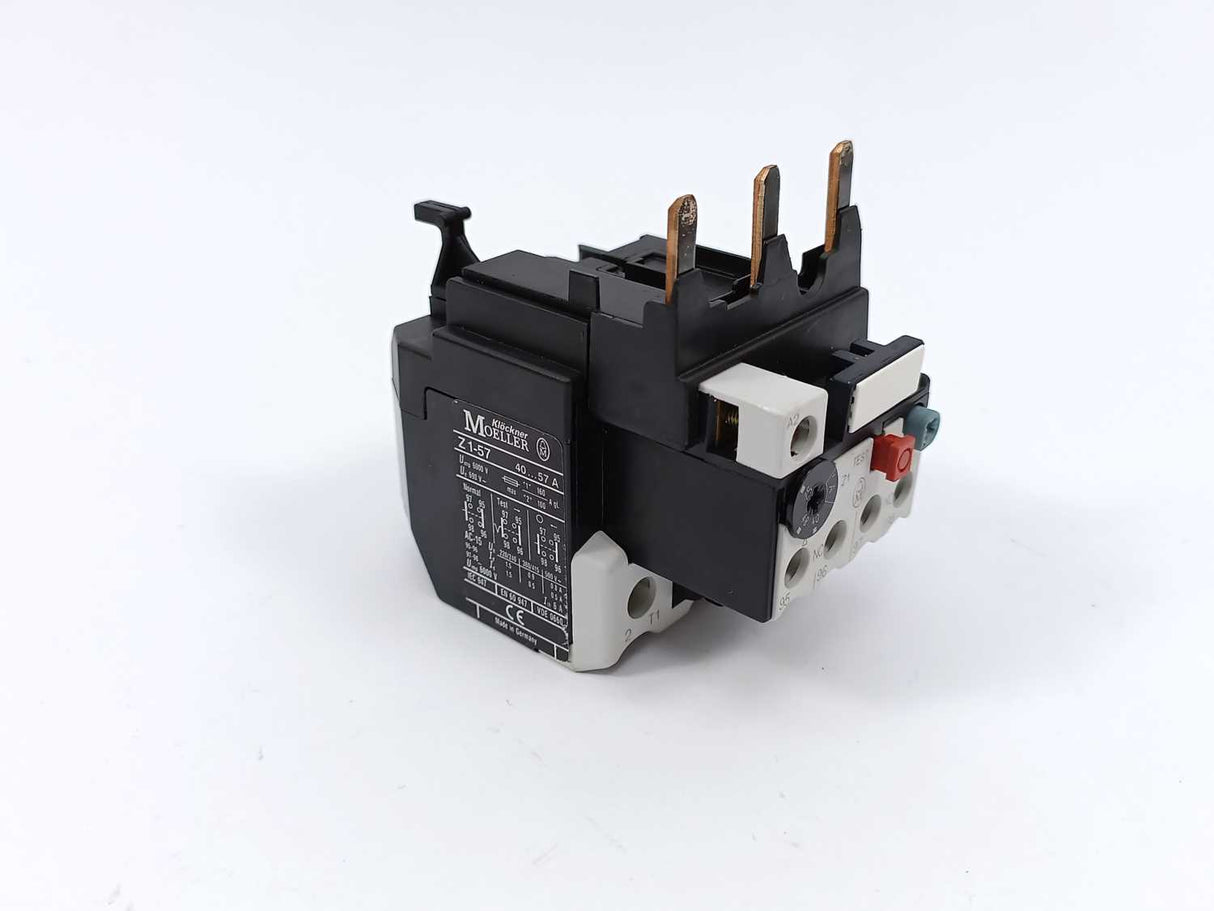 Klockner Moeller Z1-57 Overloard Relay 40-57A