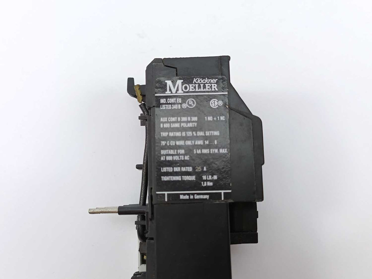 Klockner Moeller Z00-1 overload relay