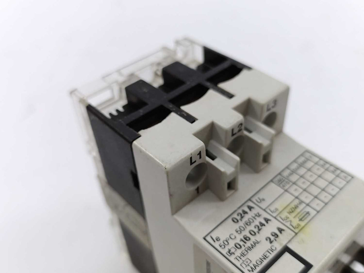 Klockner Moeller PKZM 1-0,24-NA Thermal Magnetic Circuit Breaker