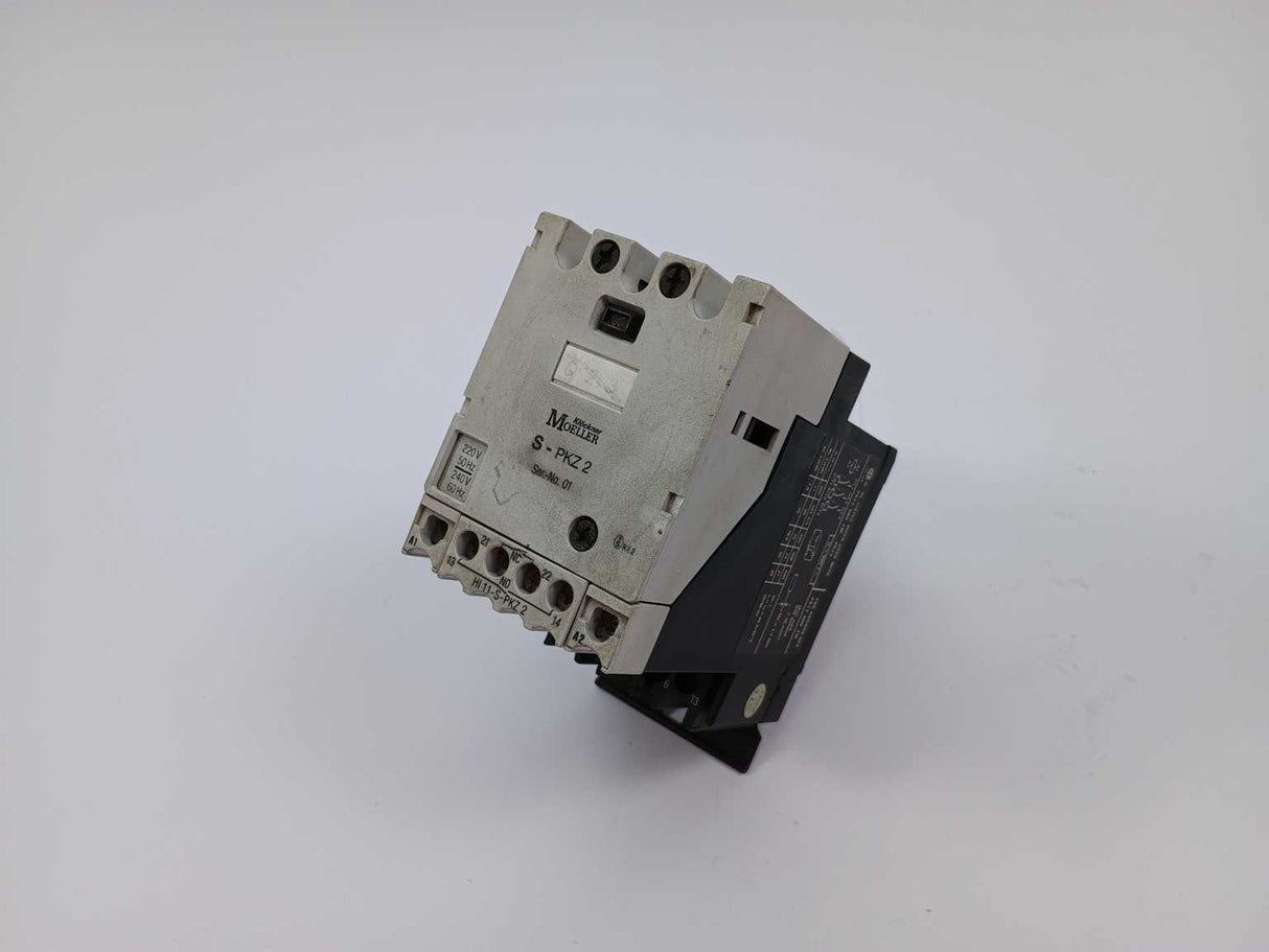 Klockner Moeller S-PKZ2 High-Capacity Contact Module 220V AC Coil