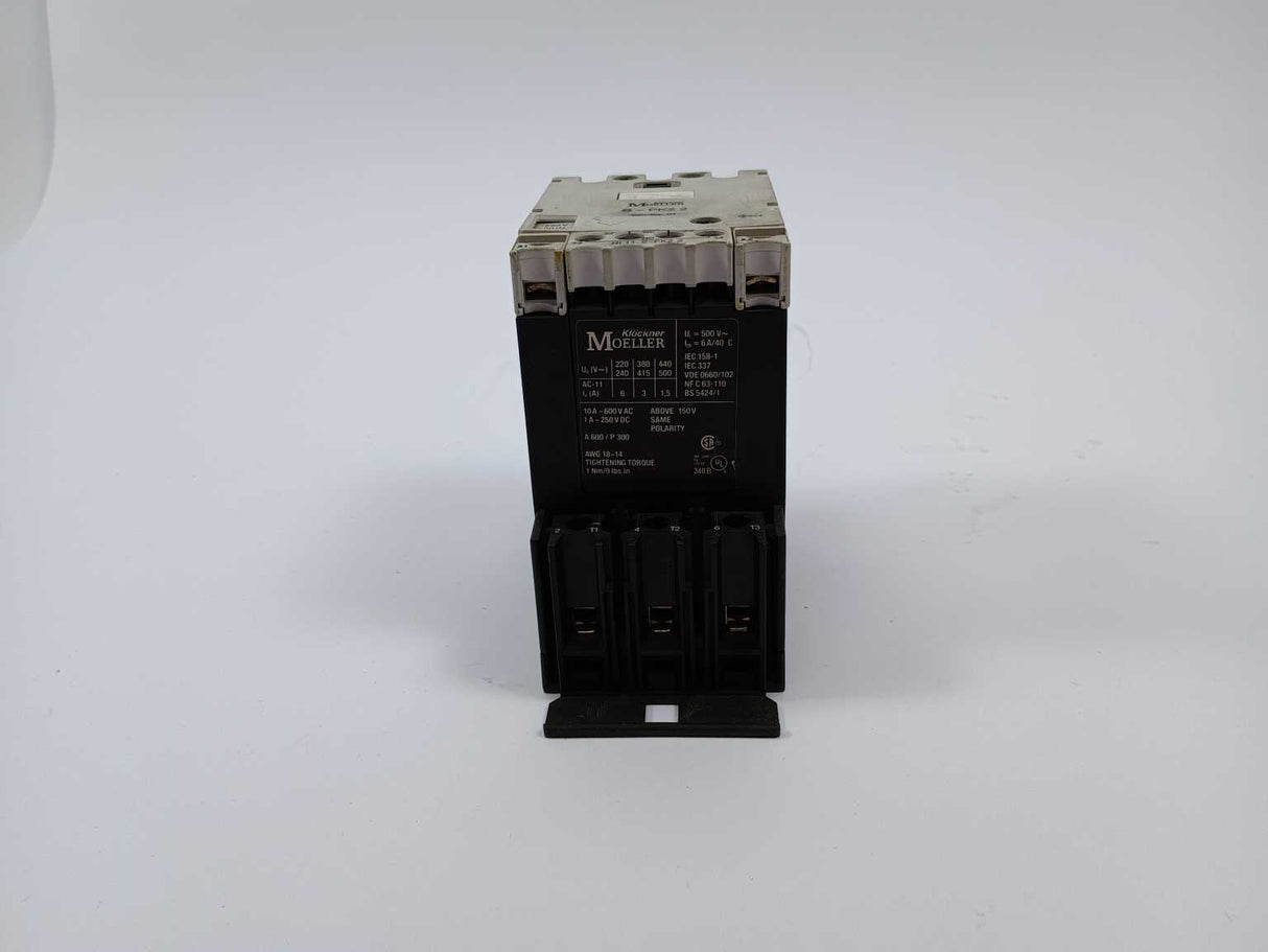 Klockner Moeller S-PKZ2 High-Capacity Contact Module 220V AC Coil