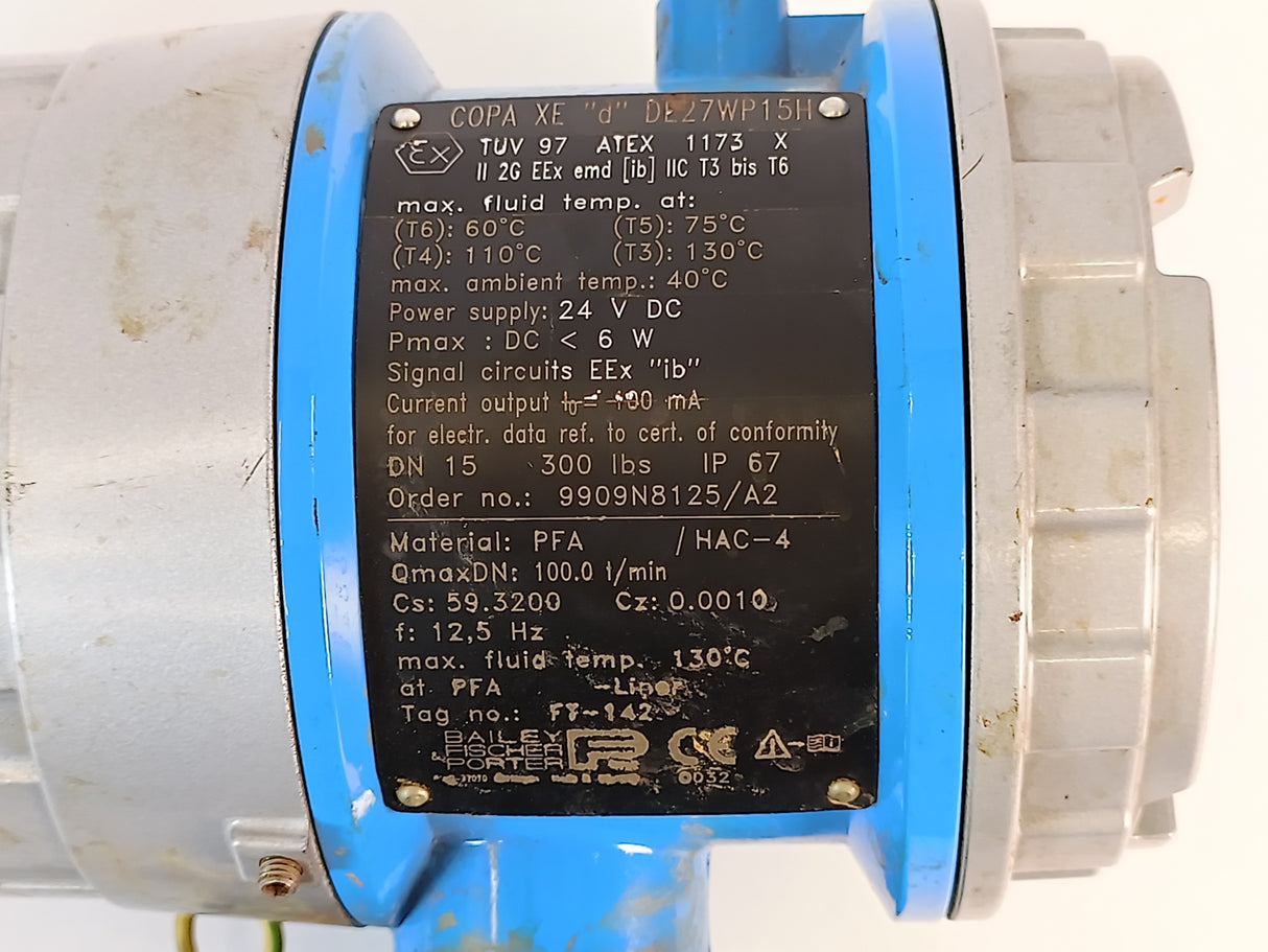 BAILEY FISCHER & PORTER 9909N8125/A2 DE27WP15H 9909N8125/A2