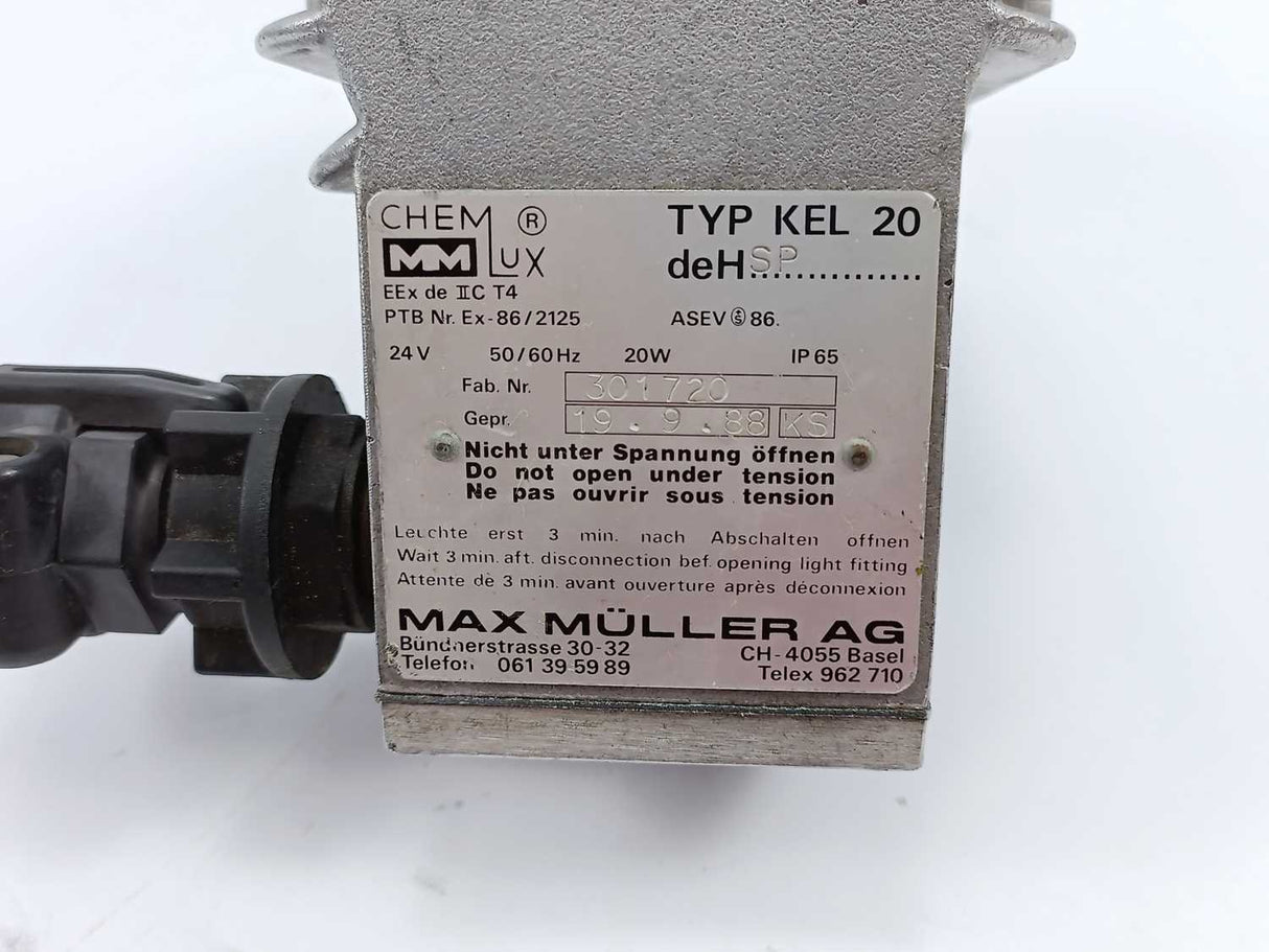Max Müller AG KEL20 deHSP Chemlux light 301720