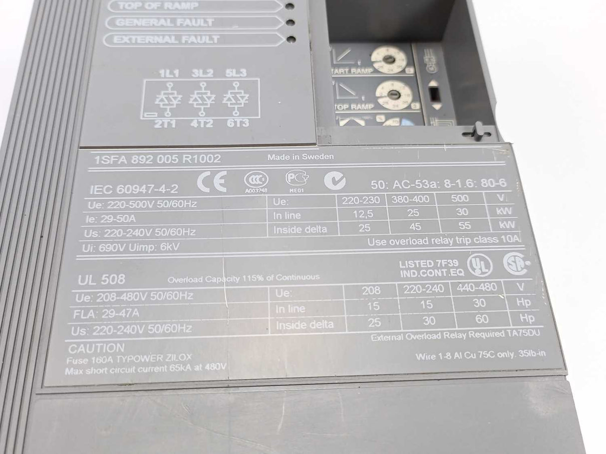 ABB 1SFA892005R1002 PS S 50/85-500L