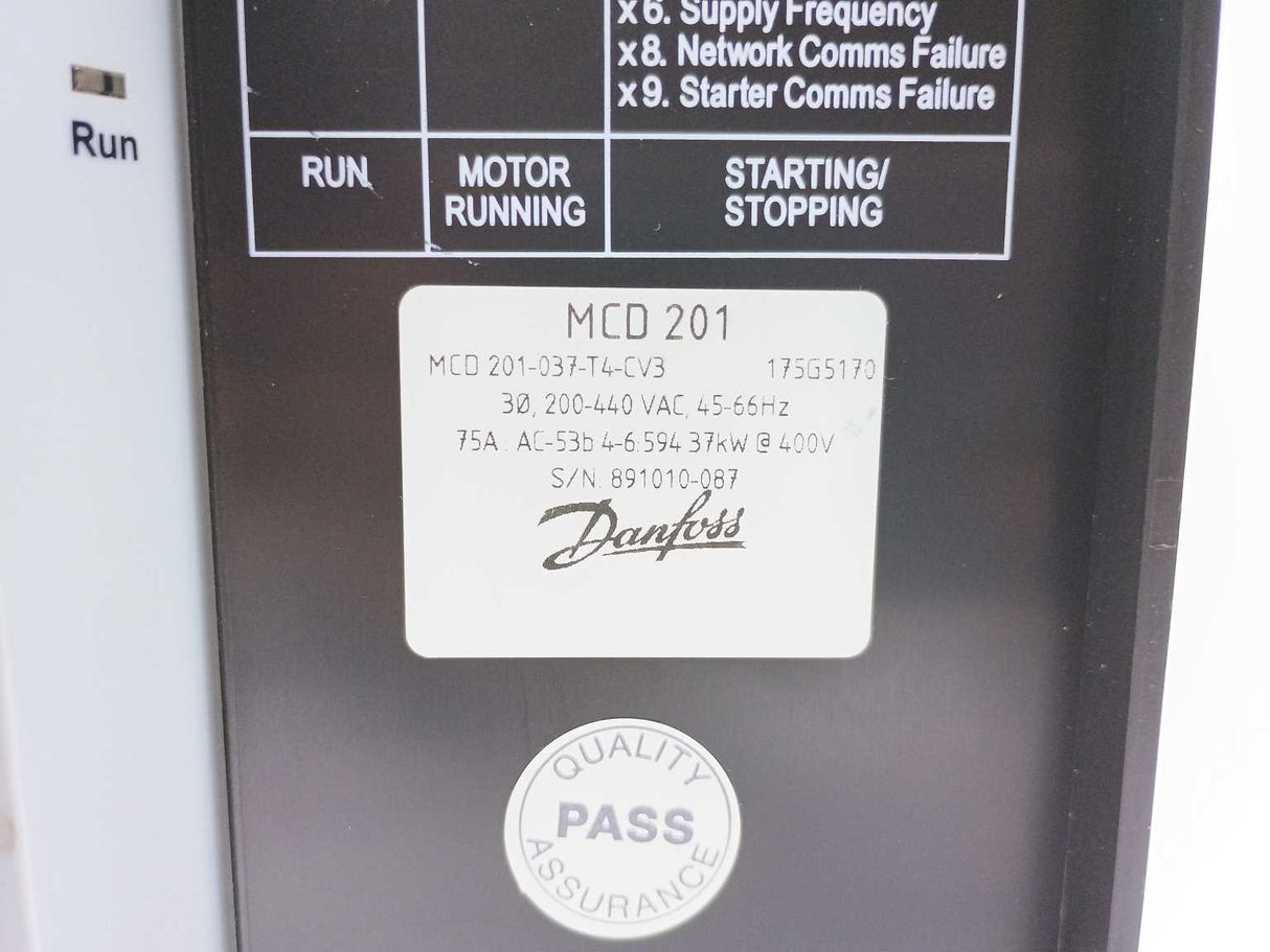 Danfoss MCD 201 MCD 201-037-T4-CV3 Compact starter 37kW