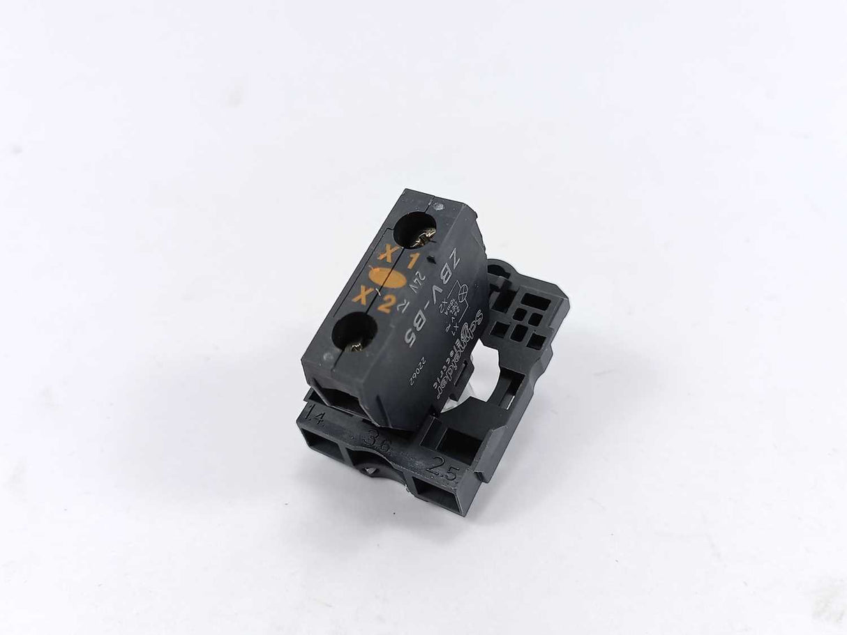 Schneider Electric ZB5AVB5 Light block with body fixing collar orange