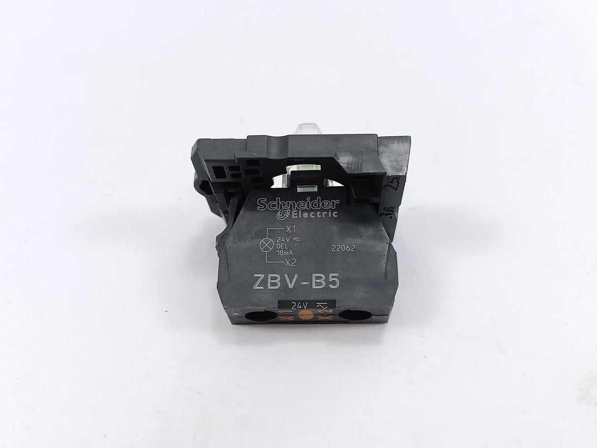 Schneider Electric ZB5AVB5 Light block with body fixing collar orange