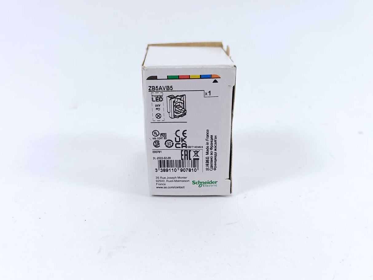 Schneider Electric ZB5AVB5 Light block with body fixing collar orange