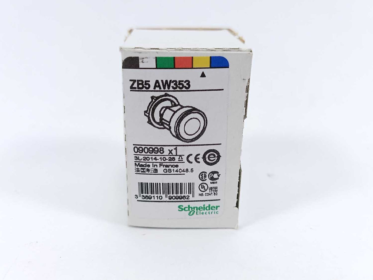 Schneider Electric ZB5AW353 Head for illuminated push button orange 5 Pcs.