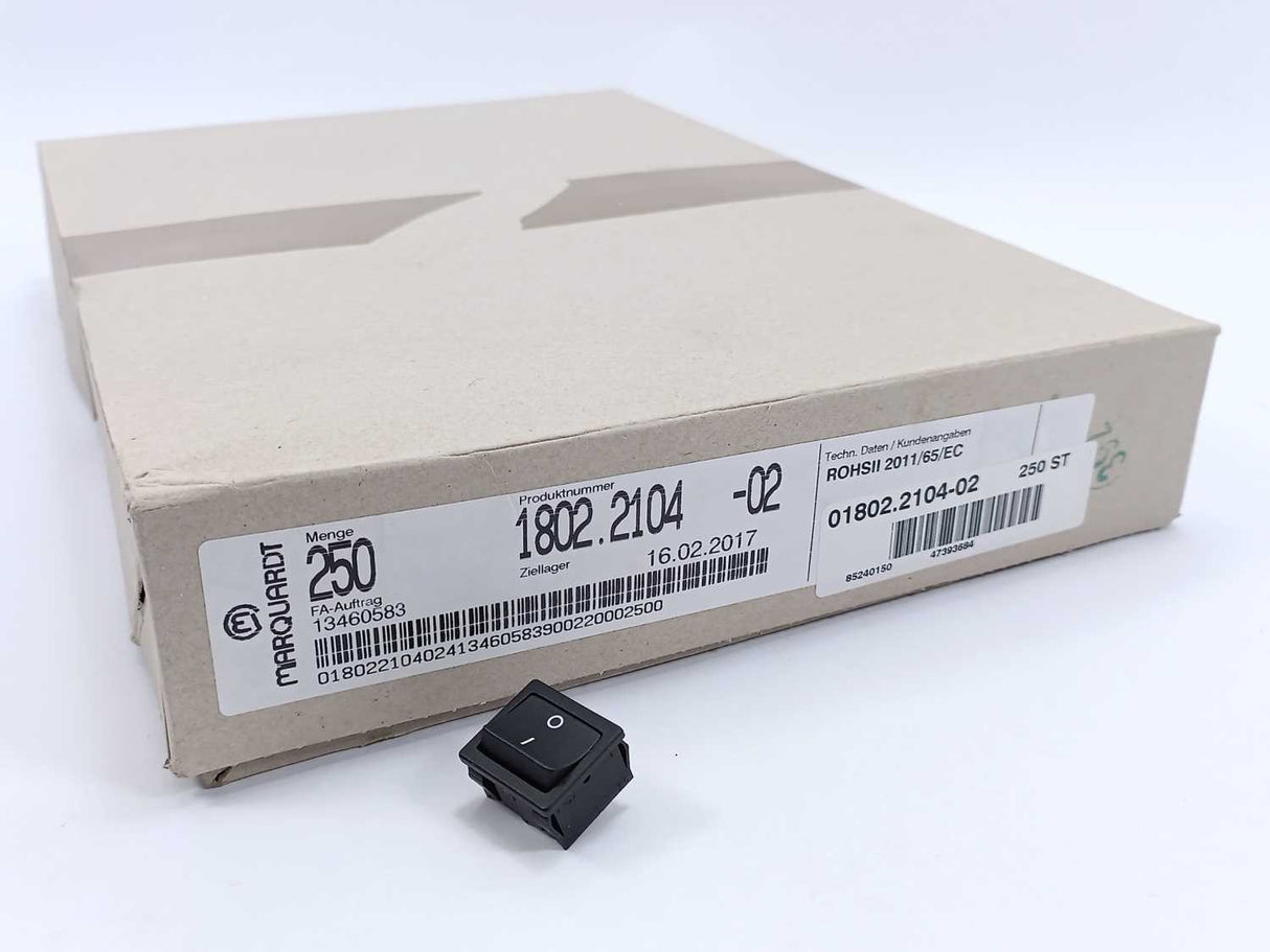 Marquardt 1802.2104-02 Switch 25 Pcs.