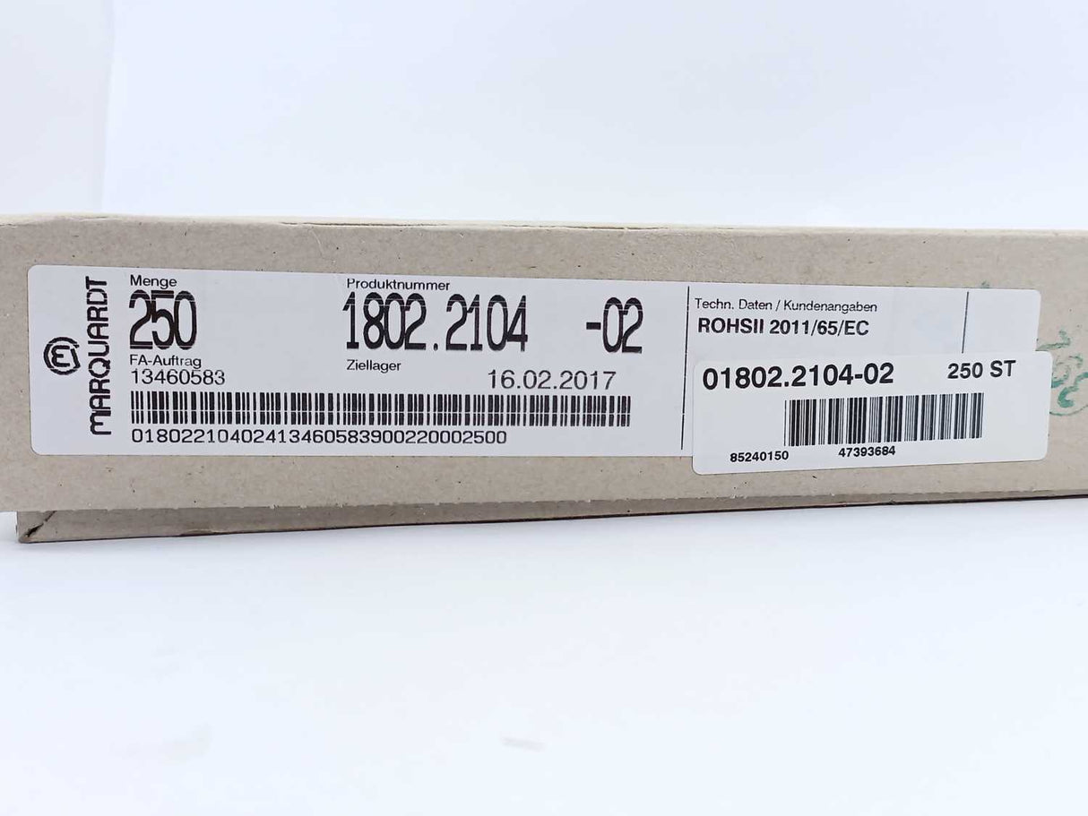 Marquardt 1802.2104-02 Switch 25 Pcs.