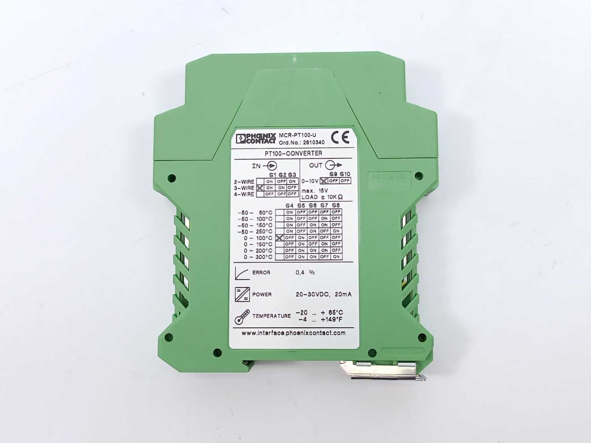 Phoenix Contact 281030 MCR-PT100/U PT100-CONVERTER