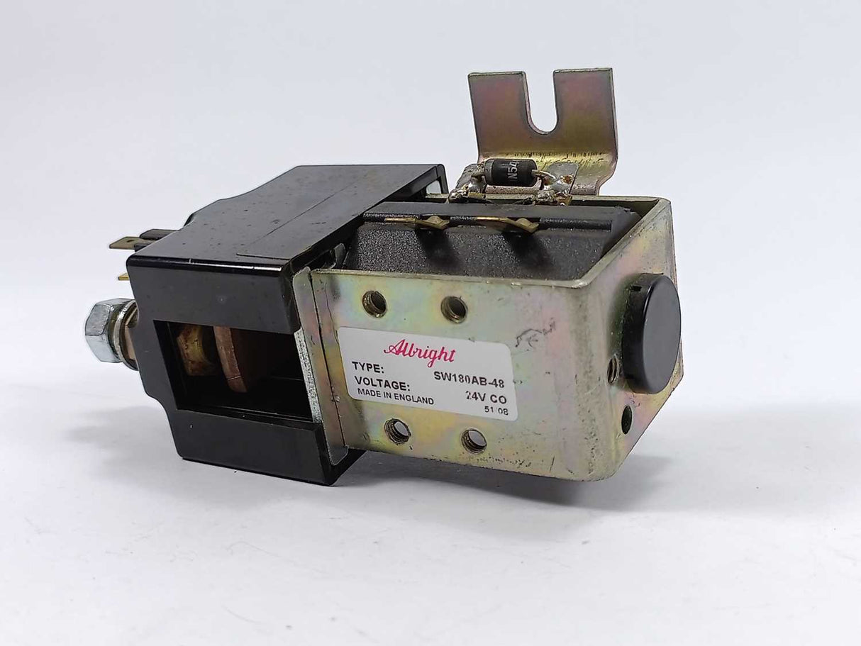 Albright SW180AB-48 VOLTAGE: 24V CO D.C. CONTACTOR
