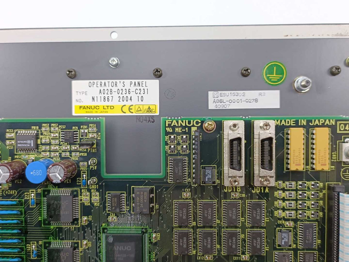 FANUC LTD A02B-0236-C231 Machine Control Panel