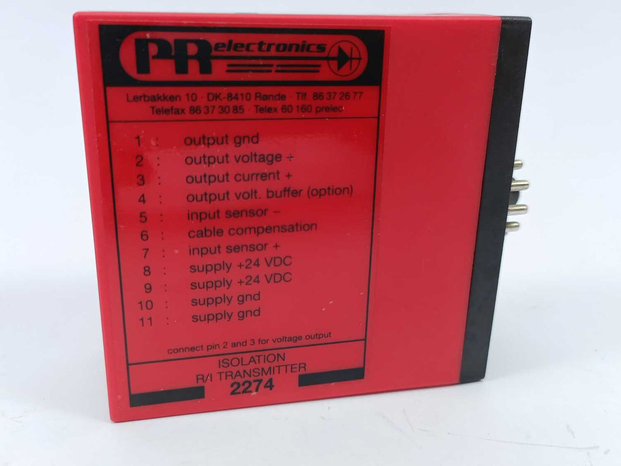 PR Electronics 2274 L1B ISOLATION R/I TRANSMITTER