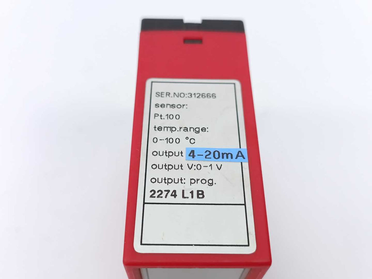 PR Electronics 2274 L1B ISOLATION R/I TRANSMITTER