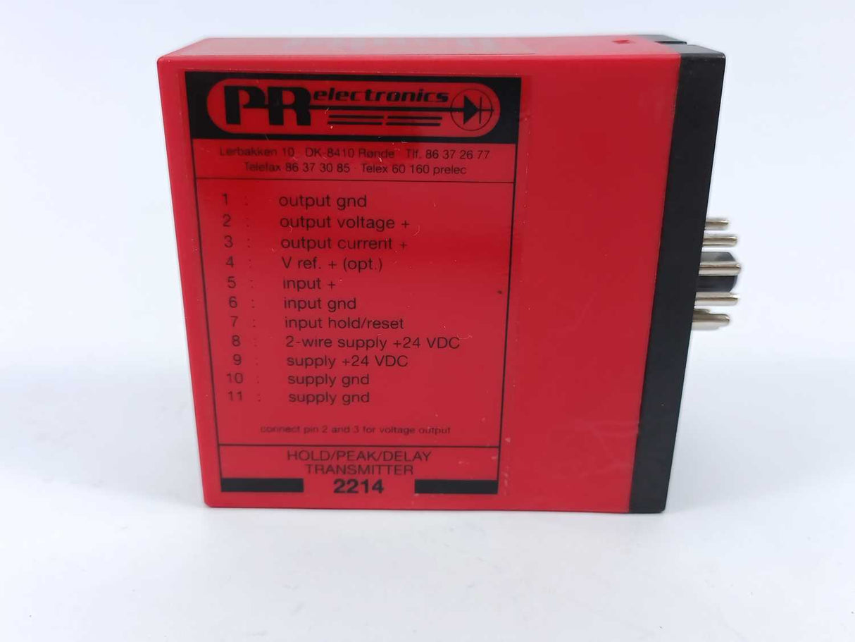 PR Electronics 2214 A1C1 Hold/Peak/Delay Transmitter