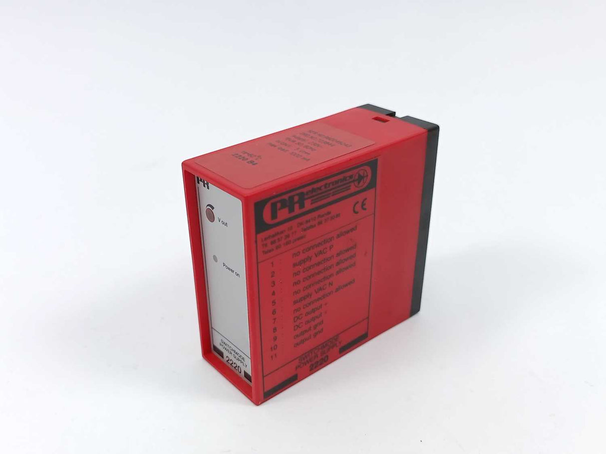 PR Electronics 2220B4 Switchmode Power Supply 230V~ 15VA 50/60Hz ta=60°C