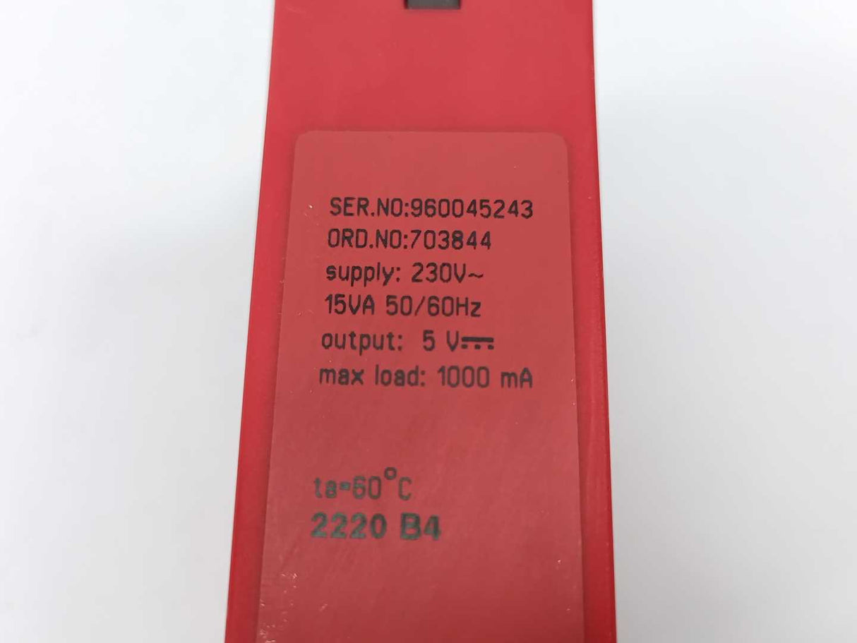 PR Electronics 2220B4 Switchmode Power Supply 230V~ 15VA 50/60Hz ta=60°C